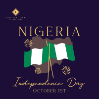Nigeria Independence Event Instagram Post Design