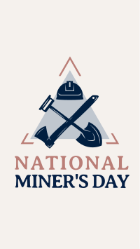 Miner's Day Badge Facebook Story