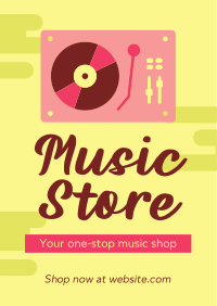 Premium Music Store Flyer