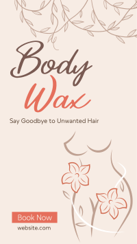 Body Waxing Service Facebook Story