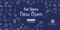 Pet Goodies Twitter Post Design