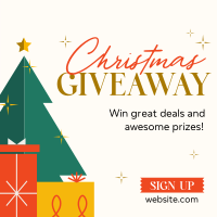 Christmas Holiday Giveaway Linkedin Post