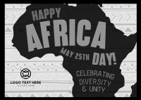 Africa Day Greeting Postcard