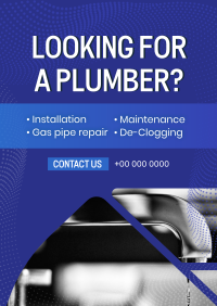 Plumbing At Service Flyer Design