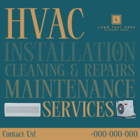 Editorial HVAC Service Linkedin Post Design