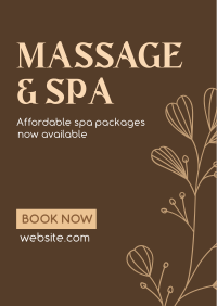 Special Massage Flyer