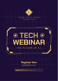 Tech Webinar Flyer