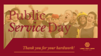 Public Service Day Animation