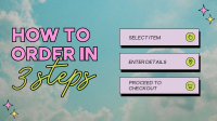 Clouds Order 3 Steps Animation
