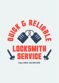 Locksmith Badge Flyer