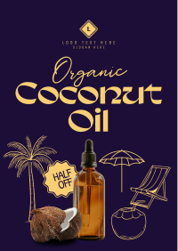 Organic Coconut Oil Flyer