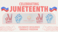 Rustic Juneteenth Greeting Animation