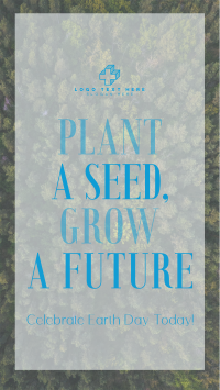 Plant Seed Grow Future Earth TikTok Video Design