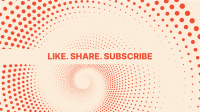 Halftone Spiral Conch YouTube Banner