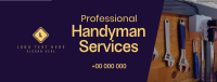 Modern Handyman Service Facebook Cover