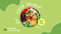 Fresh Salad Delivery Facebook Event Cover