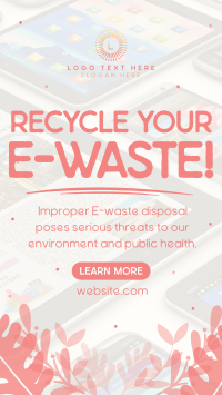 Recycle your E-waste Facebook Story