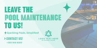 Pool Maintenance Service Twitter Post