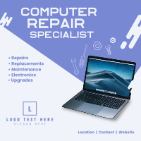 Computer Repair Specialist Instagram Post