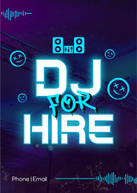 Hiring Party DJ Poster Image Preview
