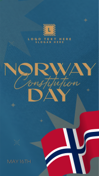 Flag Norway Day Facebook Story