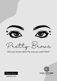 Pretty Brows Poster