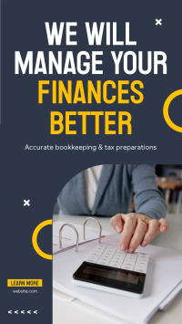 Managing Finances Instagram Story