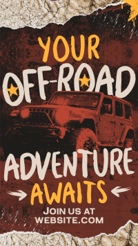 Grunge Off-Road Adventure Instagram Story Design