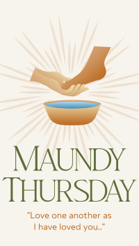 Maundy Thursday TikTok Video