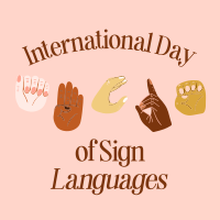 International Sign Day Linkedin Post