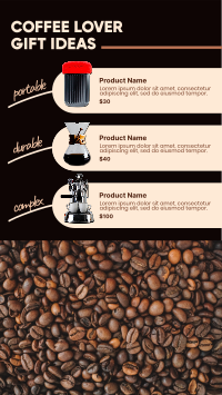 Coffee Gift Ideas Facebook Story