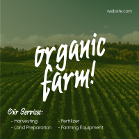 Organic Farming Instagram Post