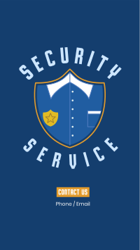 Security Uniform Badge Facebook Story