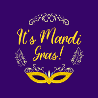 Fancy Mardi Gras Instagram Post Image Preview