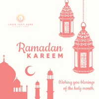 Ramadan Kareem Greetings Instagram Post