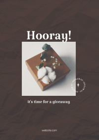 Hooray Gift Box Poster