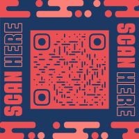 Minimalist QR Code example 3