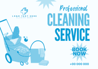 Cleaner for Hire Postcard