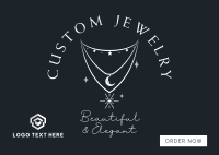 Custom Jewelries Postcard