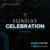 Sunday Celebration Instagram Post