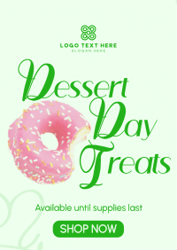 Simple Dessert Day Promo Poster