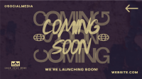 Contemporary Coming Soon Facebook Event Cover Design