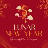 Lunar New Year Instagram Post Design