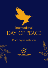 Day Of Peace Dove Flyer