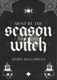 Rustic Halloween Greeting Flyer Image Preview