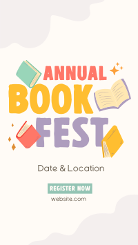 Annual Book Event Facebook Story