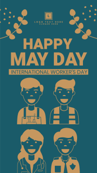 Workers Day Facebook Story