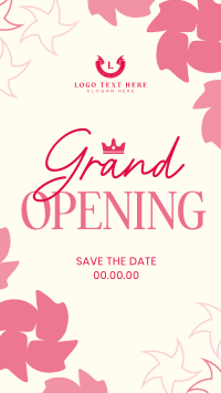 Crown Grand Opening Facebook Story