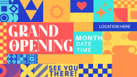 Grand Opening Blocks Facebook Event Cover