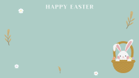 Easter Bunny Zoom Background